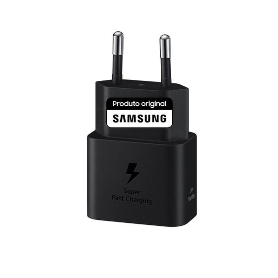 Carregador de parede Super Fast Charging 25W (COM CABO) – Samsung Carregador de parede Super Fast Charging 25W (COM CABO) – Samsung