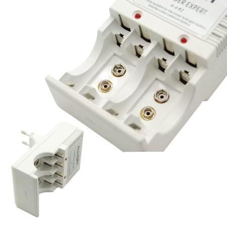 Imagem de Carregador De Pilha Bateria Aa Aaa 9v + 4 Pilhas Aa 4700mah