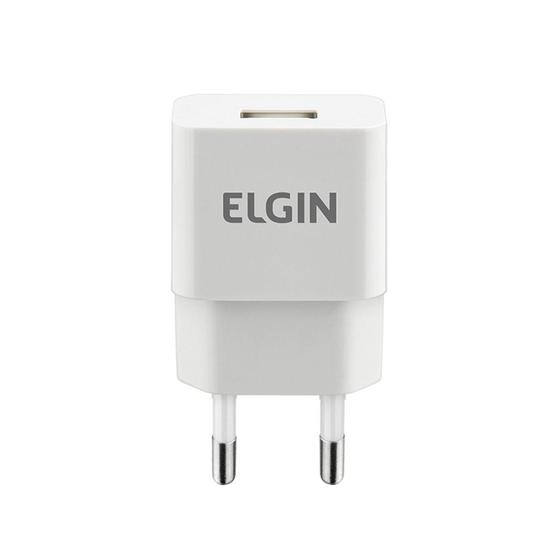 Imagem de Carregador de tomada com 1 saída usb 5v 1a, bivolt - ELGIN