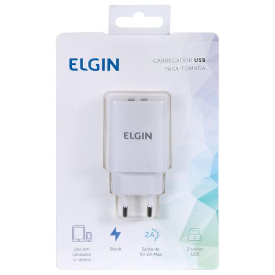 Imagem de Carregador De Tomada Com 2 Saida Usb 5v 2.1a, Bivolt