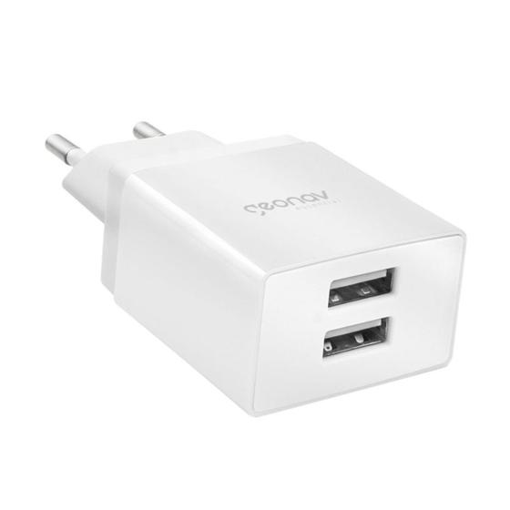 Carregador de tomada universal 2 saídas usb bivolt geonav Menor preço em Carregador de tomada universal 2 saídas usb bivolt geonav