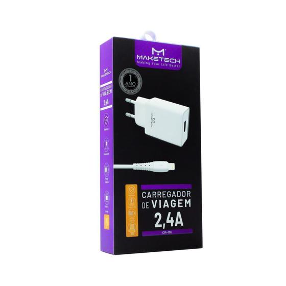 Carregador de Viagem Maketech IOS 2,4A CM 191 Menor preço em Carregador de Viagem Maketech IOS 2,4A CM 191
