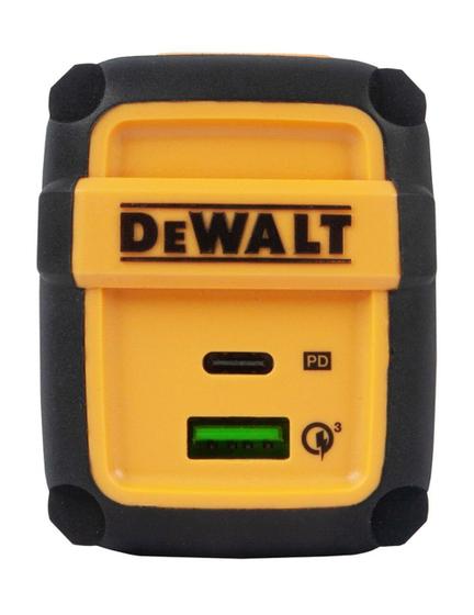 Imagem de Carregador DEWALT 49,5W com 2 Portas USB PD - Compatível com iPhone e Apple Watch