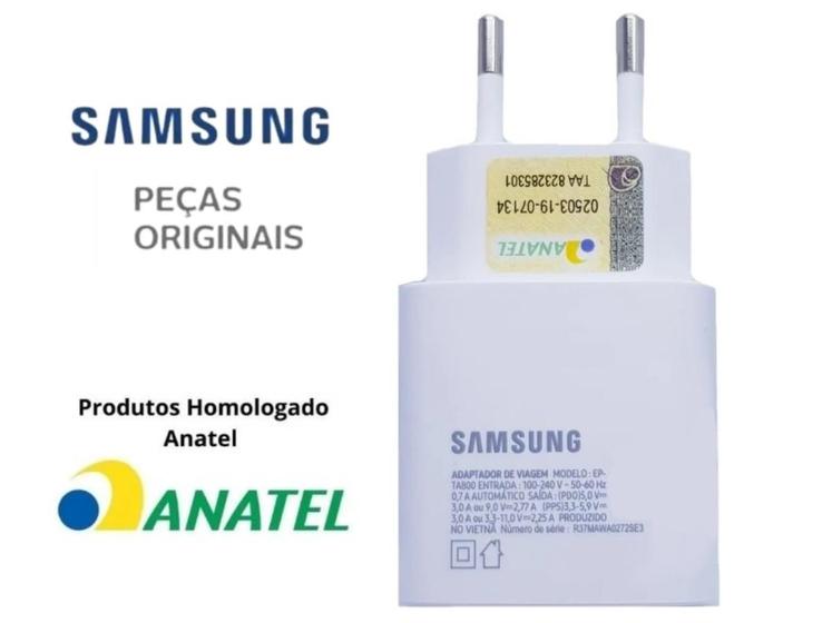 Imagem de Carregador Galaxy A72 original turbo 25w samsung