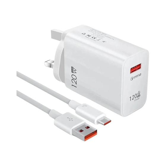 Imagem de Carregador GaN De Carregamento Rápido QC3.0 USB C Com Cabo Tipo C Para iPhone Huawei Samsung Xiaomi