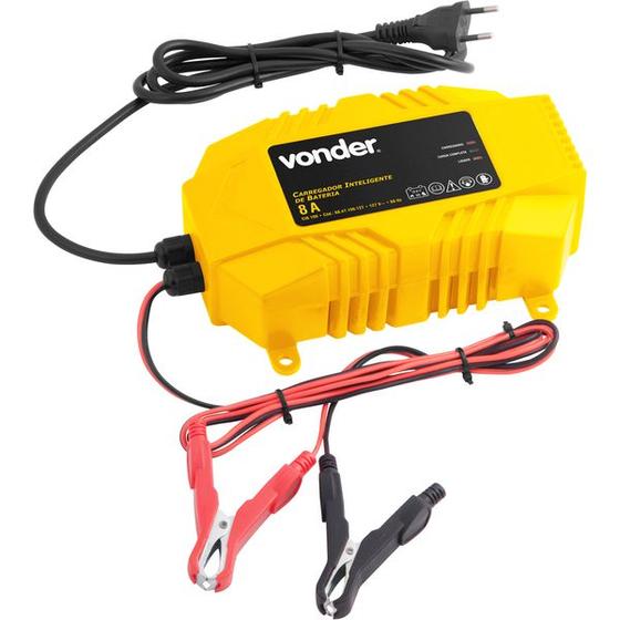 Imagem de Carregador inteligente de bateria 45-100ah 127volts cib100 - Vonder