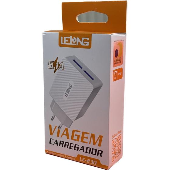 Imagem de Carregador Lelong tipo C com cabo