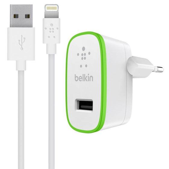 Imagem de Carregador Lightning e USB para iPhone, iPad e iPod, Branco, Boost UP  Belkin