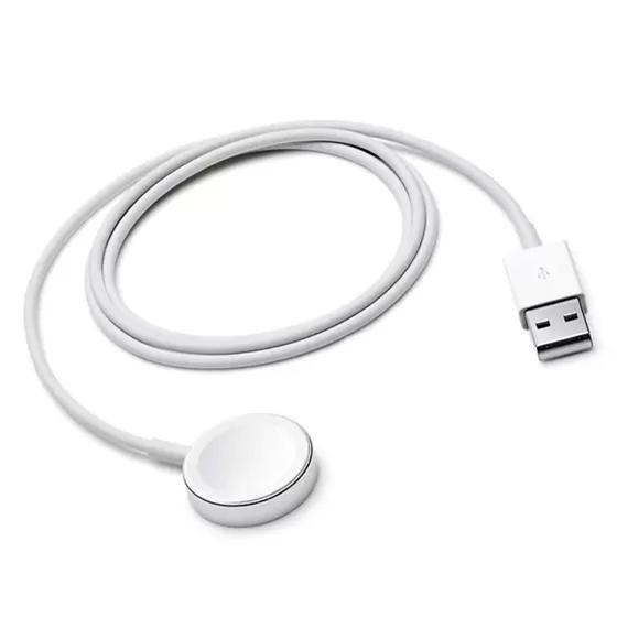 Imagem de Carregador Magnético Compatível Relógio  Watch Series 6 5 4 3 2 1 Com Cabo Usb 1M