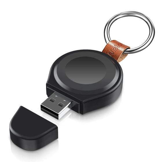 Imagem de Carregador Magnético Portátil USB para Apple Watch series 8 7 6 5 4 SE 3 2 ultra