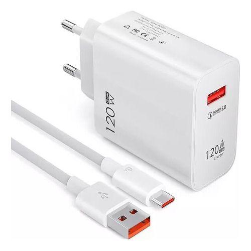 Imagem de Carregador Mi Turbo Charger 120W Compatível com Xiaomi Note 7 8 9 10 11 12 13 Poco X3 X4 X5 X6