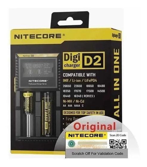 Imagem de Carregador Nitecore D2 - Pilhas E Baterias