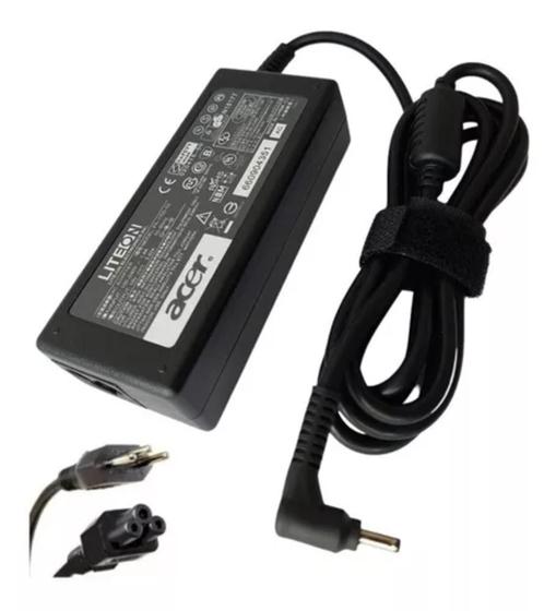 Carregador Notebook Acer Aspire 3 A315-56 3 A315-53 ( PLUG FINO ACF ) Menor preço em Carregador Notebook Acer Aspire 3 A315-56 3 A315-53 ( PLUG FINO ACF )