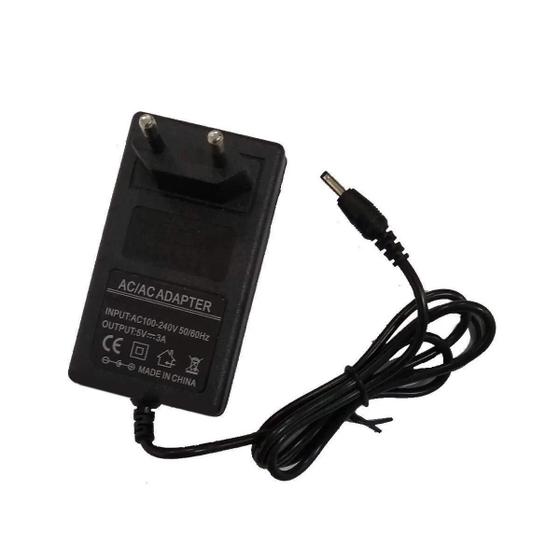 Carregador Notebook Multilaser Legacy PC101 5V 3A Preto - Power Imagem de Carregador Notebook Multilaser Legacy PC101 5V 3A Preto