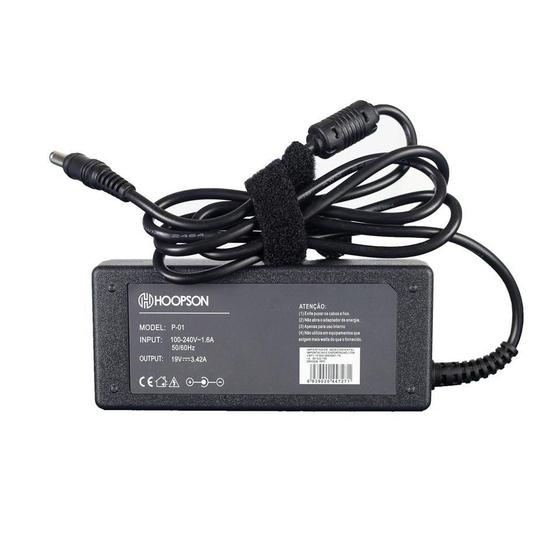 Imagem de Carregador Notebook Positivo Acer Cce Asus Hoopson Plug 19V