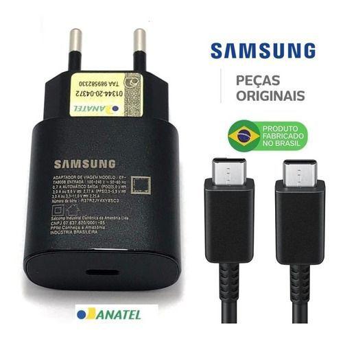 Carregador Original Samsung 25w Turbo S22 Plus A73 M52 A52 Menor preço em Carregador Original Samsung 25w Turbo S22 Plus A73 M52 A52