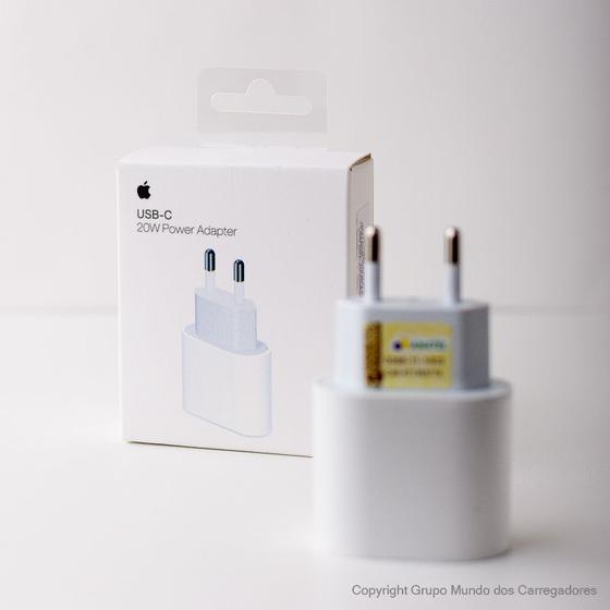 Imagem de Carregador Original Usb-C 20W Turbo Iphone-11-12-13-14-15-Promax-ipad - Adaptador Tomada Fonte Turbo 