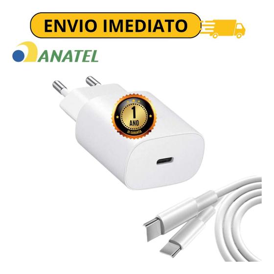 Imagem de Carregador P/ Samsung Turbo Tipo C A12 A22 A32 S10 M12 Top