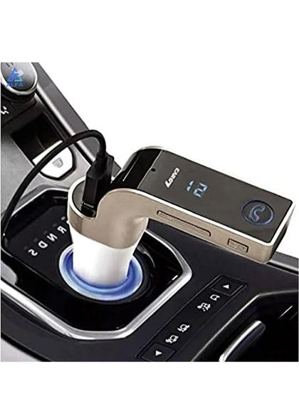 Imagem de Carregador Para Carro Veicular Bluetooth Fm Transmissor G7 Mp3