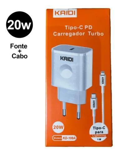 Imagem de Carregador Para iPhone X Xr 11 12 13 Kit Cabo Usb Lightning