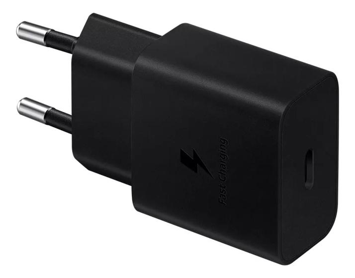 Imagem de Carregador Parede Fonte Samsung Tipo USB-c 15W Preto Original Carregamento Rápido (Sem Cabo)