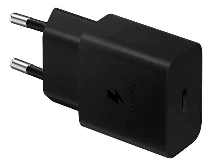 Imagem de Carregador Parede Fonte Samsung Tipo USB-c 15W Preto Original Carregamento Rápido (Sem Cabo)