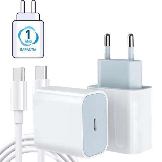 Imagem de Carregador PD Turbo USB-C Compatível Com iPhone 15, Plus, Pro e Max