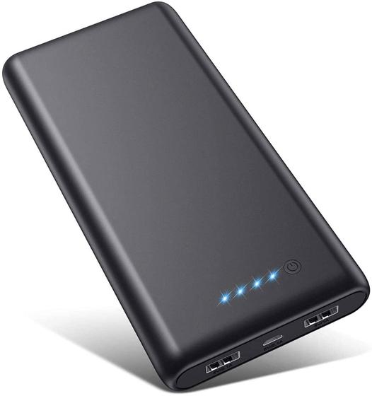 Imagem de Carregador Portátil 26800mAh c/ 2 Saídas USB p/ Smartphone e Tablets. Carga Inteligente, Alta Capacidade