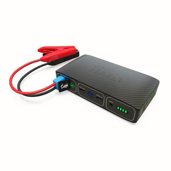 Imagem de Carregador Portátil e Jump Starter HALO Bolt - 58830mAh - Preto