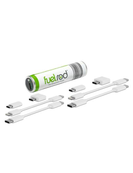 Imagem de Carregador Portátil FuelRod One USB-C - Com Cabos e Adaptadores Extras