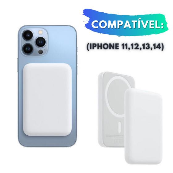 Carregador Portátil Magsaf Indução Compatível Com iPhone 11 12 13 14 é boa?