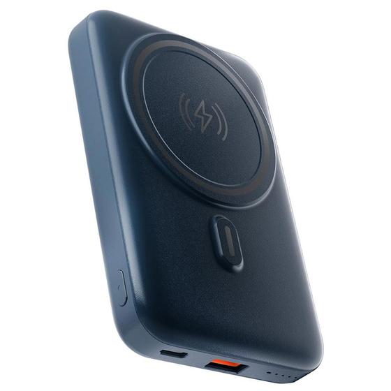 Carregador Portátil por Indução 10.000 MAH com Suporte Dobrável ...