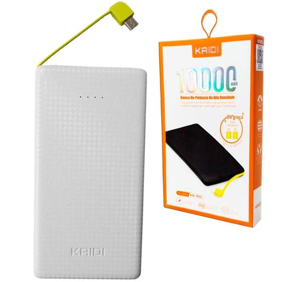 Imagem de Carregador Portátil Power Bank 10.000MAH KD-951