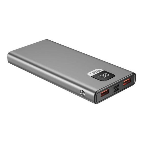 Imagem de Carregador Portátil Power Bank Max One 10.000mAh Proteção Térmica Carregamento Super Rápido