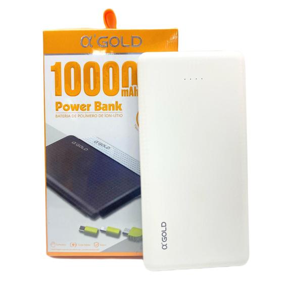 Imagem de Carregador Portátil  Power Bank Universal AGold 10.000mAh