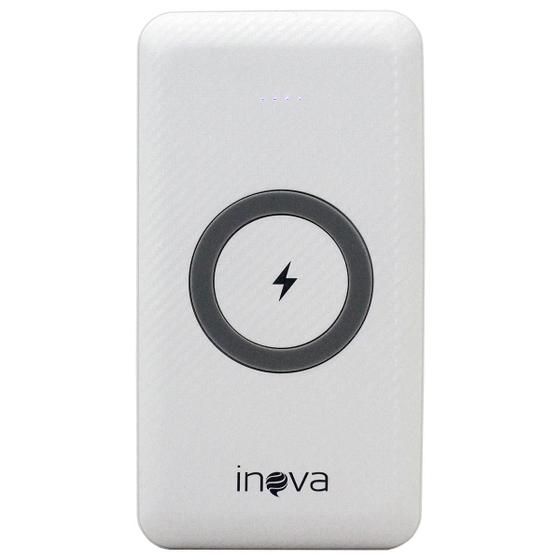 Carregador Portátil Sem Fio Power Bank Indução 10000mAh Menor preço em Carregador Portátil Sem Fio Power Bank Indução 10000mAh