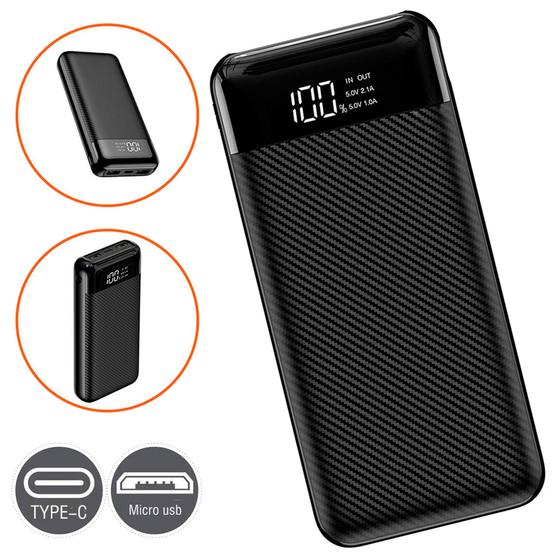 Carregador Portátil Ultra Rápido 20000mAh Chip Integrado Menor preço em Carregador Portátil Ultra Rápido 20000mAh Chip Integrado
