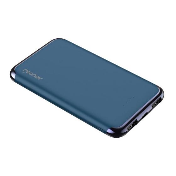 Carregador Portátil Universal Geonav, 6000 mAh, Azul - PB6kMB Imagem de Carregador Portátil Universal Geonav, 6000 mAh, Azul - PB6kMB