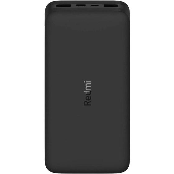Imagem de Carregador Portatil Xiaomi Redmi 20.000 Mah 2 USB - Preto 26922 VXN4304GL PB200LZM