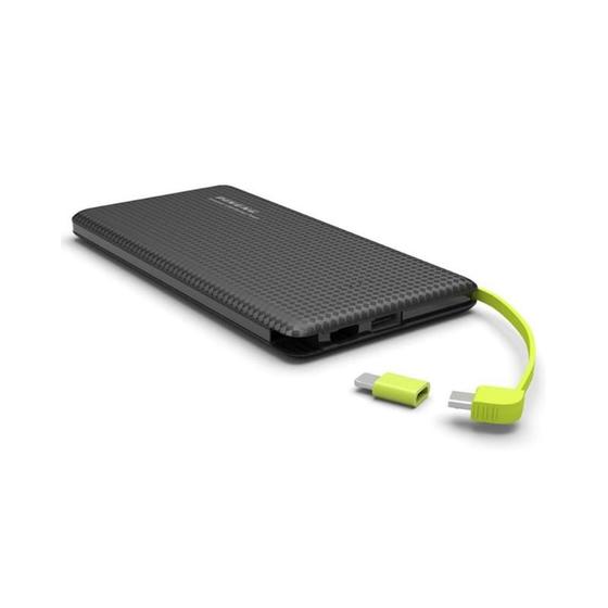 Imagem de Carregador Power Bank 5000 mAh Com Cabo V8 e Lightning Compatível com iPhone 14 / 14 Pro/ 14 Pro Max