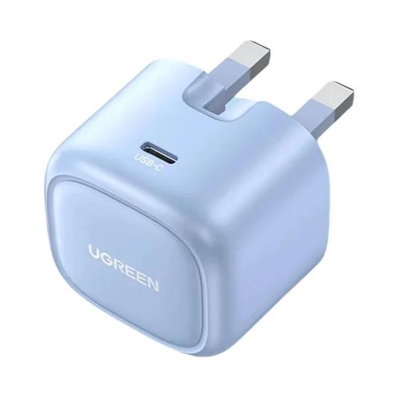 Imagem de Carregador Rápido GAN 30W Ugreen - Compatível com iPhone 15/14/13, iPad Pro, Samsung e Xiaomi (PD 3.0)