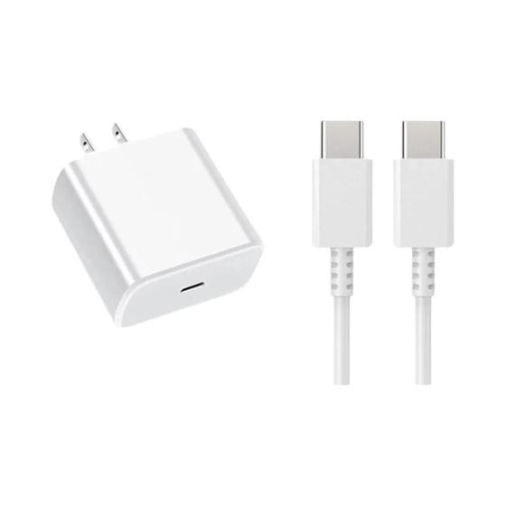 Imagem de Carregador Rápido PD 45W USB C Para Samsung S23 S24 Galaxy Com Cabo Tipo C Carregador De Parede Para