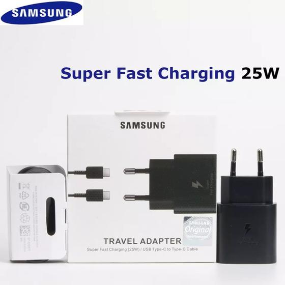 Carregador Samsung 25W Turbo Plus Ultra Menor preço em Carregador Samsung 25W Turbo Plus Ultra
