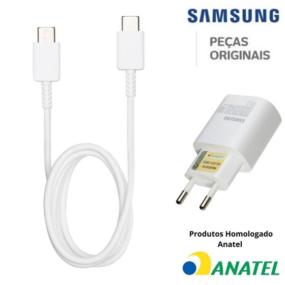 Imagem de Carregador Samsung Galaxy Turbo Original A04e A04S A05 A05S A11 A12 A13 A14 A15 A20 A21 A22 A23 A24 A25 A30 A31 A32 A33 A34 A35 A50