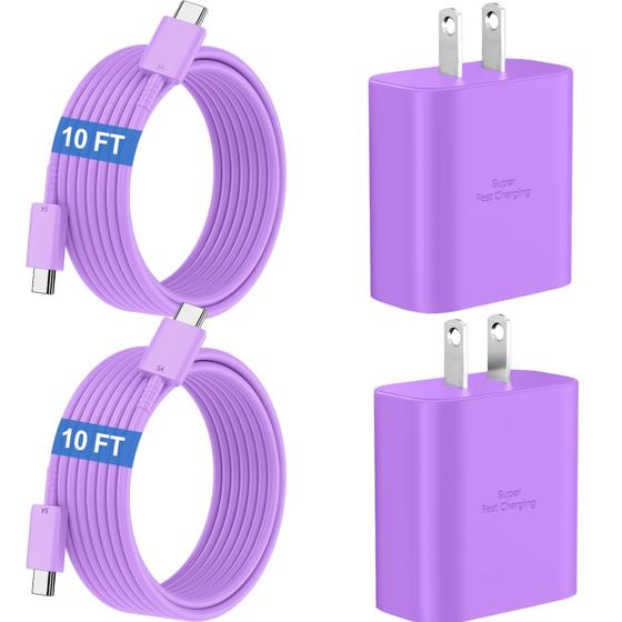 Imagem de Carregador Samsung Super Fast 45W Tipo C com Cabo de 3m para Android
