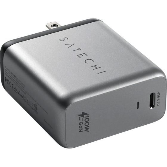 Imagem de Carregador Satechi ST-UC100WSM USB-C 100 W - Cinza Escuro