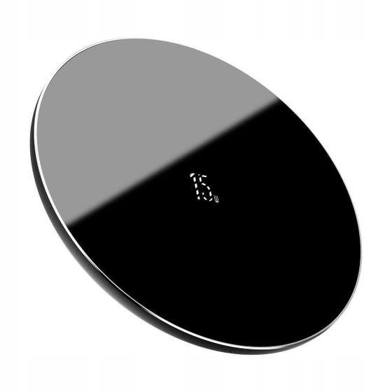 Carregador Sem Fio Baseus Simple 15W Qi Wireless Preto Menor preço em Carregador Sem Fio Baseus Simple 15W Qi Wireless Preto