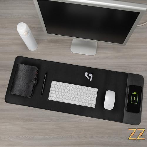 Carregador Sem Fio Com Mouse Pad 300x800x3mm Menor preço em Carregador Sem Fio Com Mouse Pad 300x800x3mm