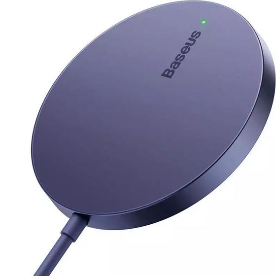 Carregador Sem Fio Magnetico Baseus Simple MINI3 15 W - Roxo (CCJJ040205) Menor preço em Carregador Sem Fio Magnetico Baseus Simple MINI3 15 W - Roxo (CCJJ040205)