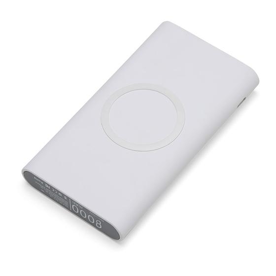 Carregador sem fio por indução Wireless e Bateria Portatil 8.000mAh Menor preço em Carregador sem fio por indução Wireless e Bateria Portatil 8.000mAh